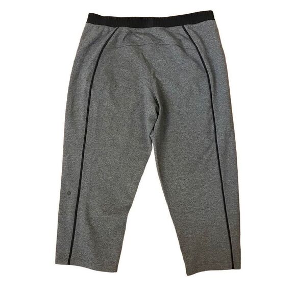 Lululemon Light Strides 23" Crop Pants Heathered Core Dark Gray Size 12 - Picture 2 of 4